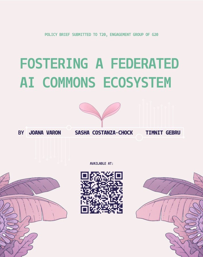 Policy Briefing: Fostering a Federated AI Commons ecosystem